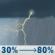Friday: A chance of showers and thunderstorms before 2pm, then showers and thunderstorms. Mostly cloudy, with a high near 82. West wind 3 to 7 mph. Chance of precipitation is 80%. New rainfall amounts between a tenth and quarter of an inch possible. Friday: Chance Showers And Thunderstorms